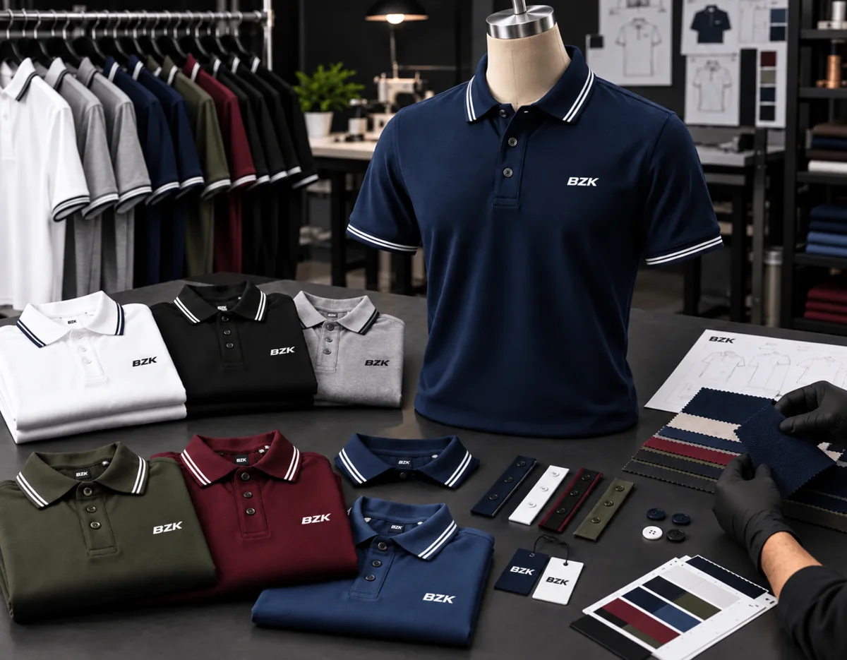Polo shirts manufacturing