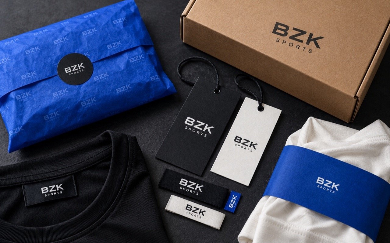 Custom BZK tags and packaging