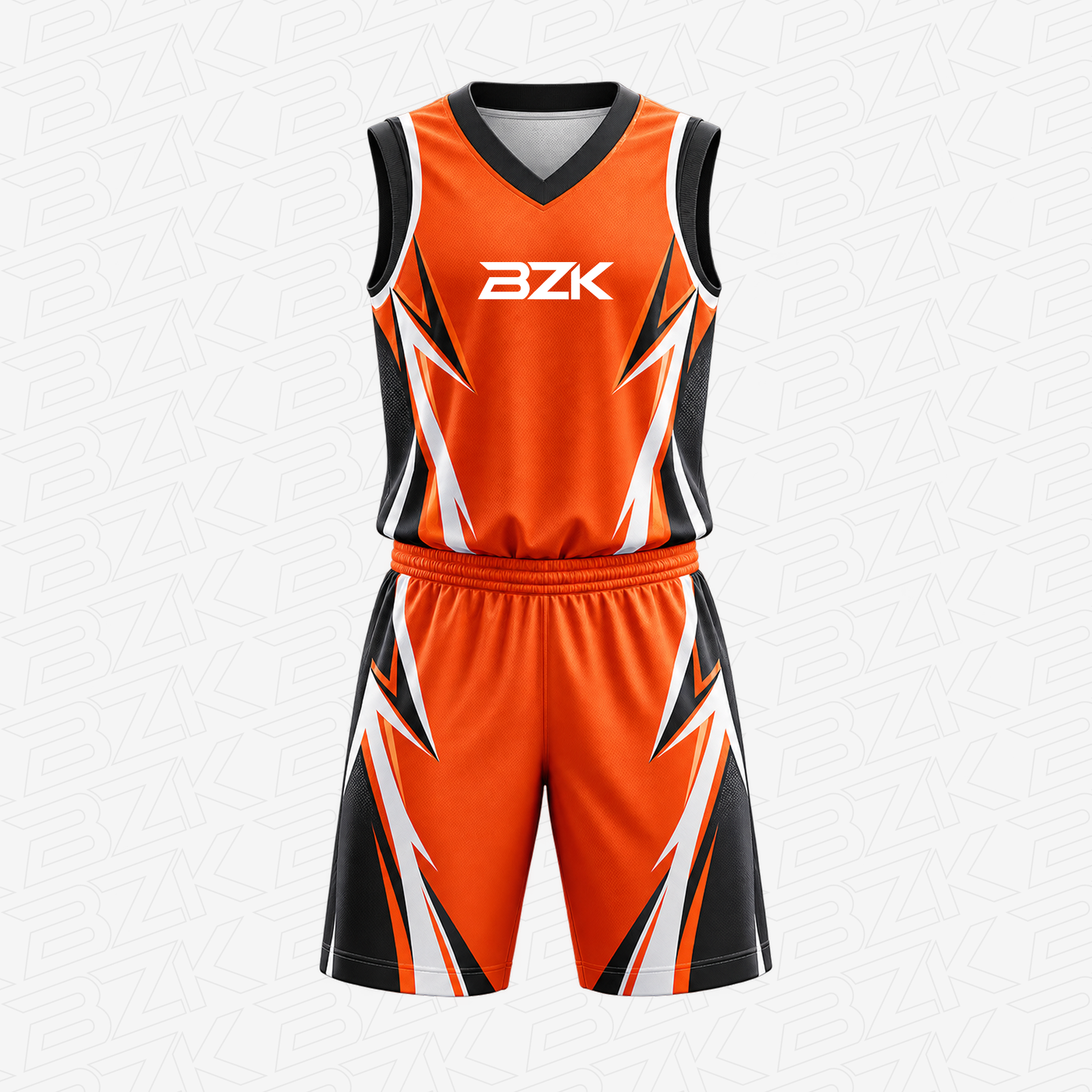 Basketball Uniform 03 - Orange & Black from the BZK Sports product collection